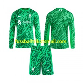 Fußballtrikots Liverpool Torwart Kinder 2024-2025 Langarm Auswärts-trikot kaufen